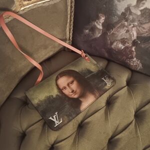 Louis Vuitton Mona Lisa Clutch - Green and Pink